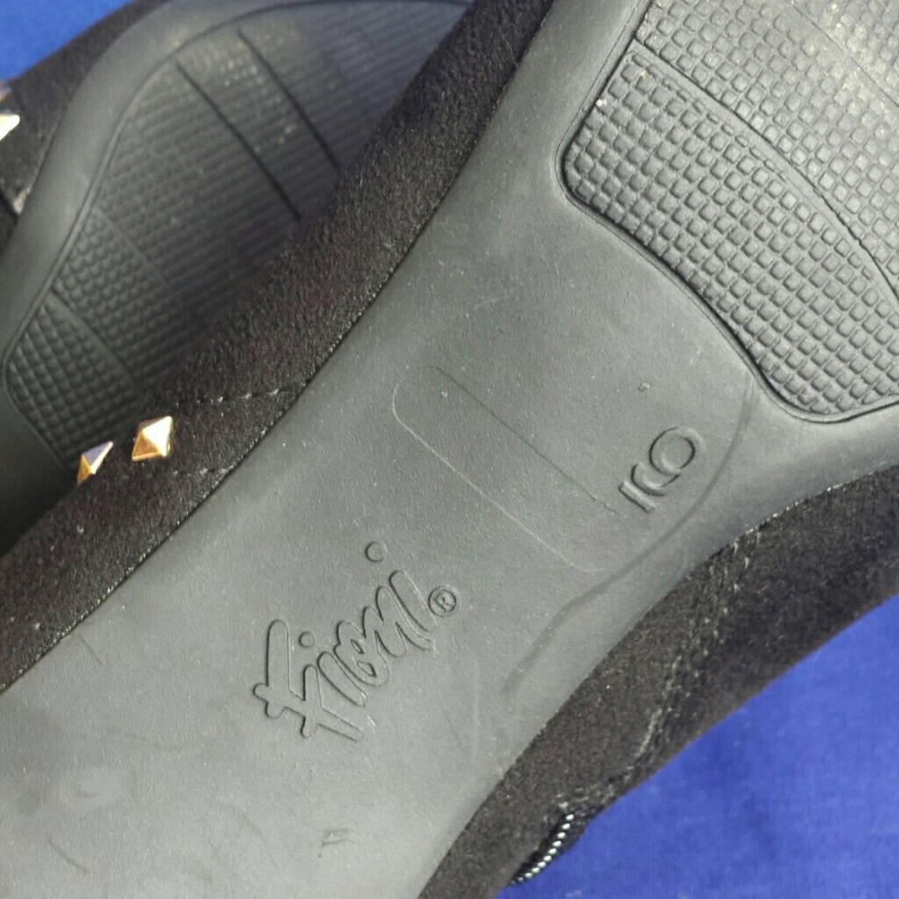 *BUNDLE ONLY * Vegan Black Ankle Boots 8.5 Maybe 9 - Picture 4 of 8